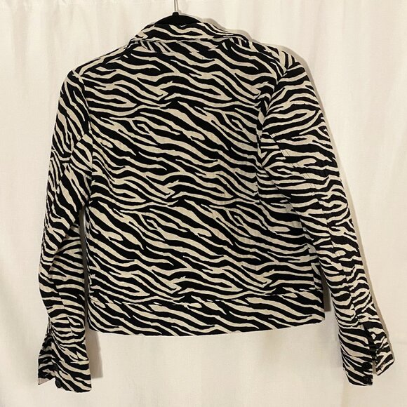 Reformation Zebra Print West Jacket - Picture 4 of 6